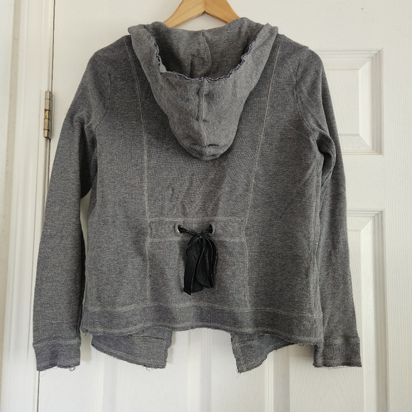 Tommy Hilfiger Women's Grey Hooded Cotton Blend Cardigan Size Small - Picture 5 of 6